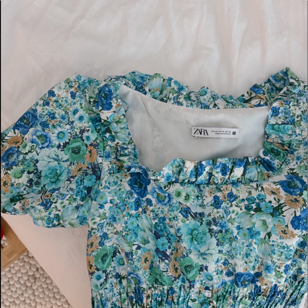 Zara floral dress